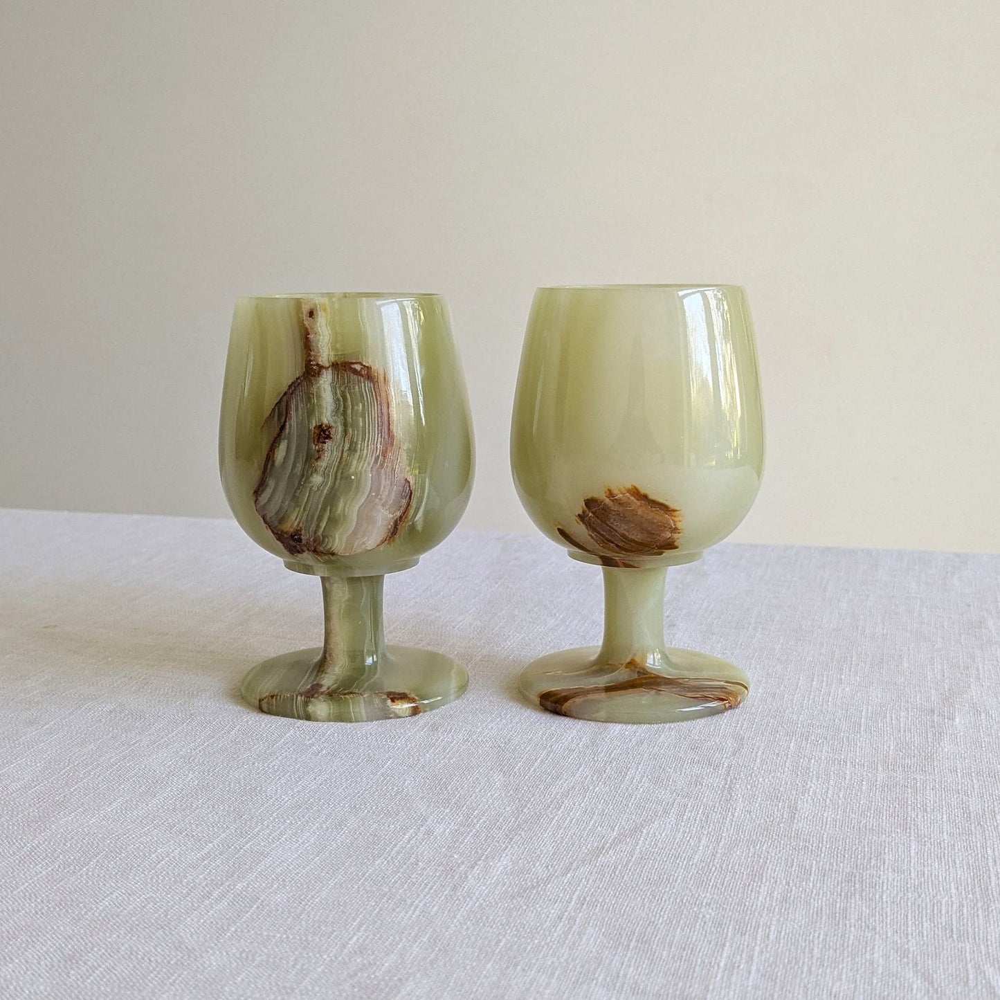 Onyx Wine Goblets