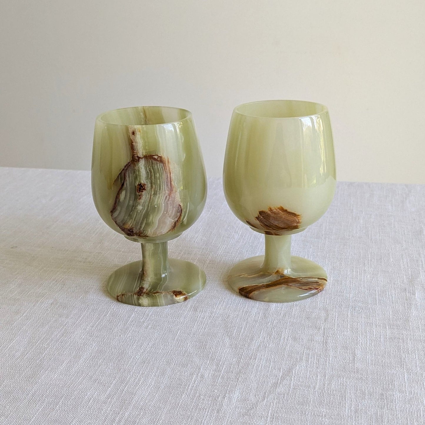 Onyx Wine Goblets