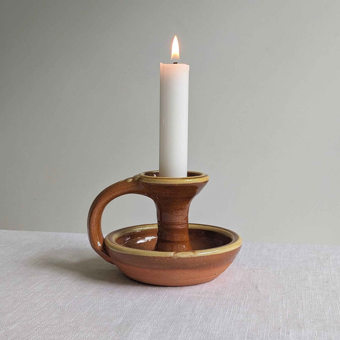 Coxwold Slipware Chamberstick