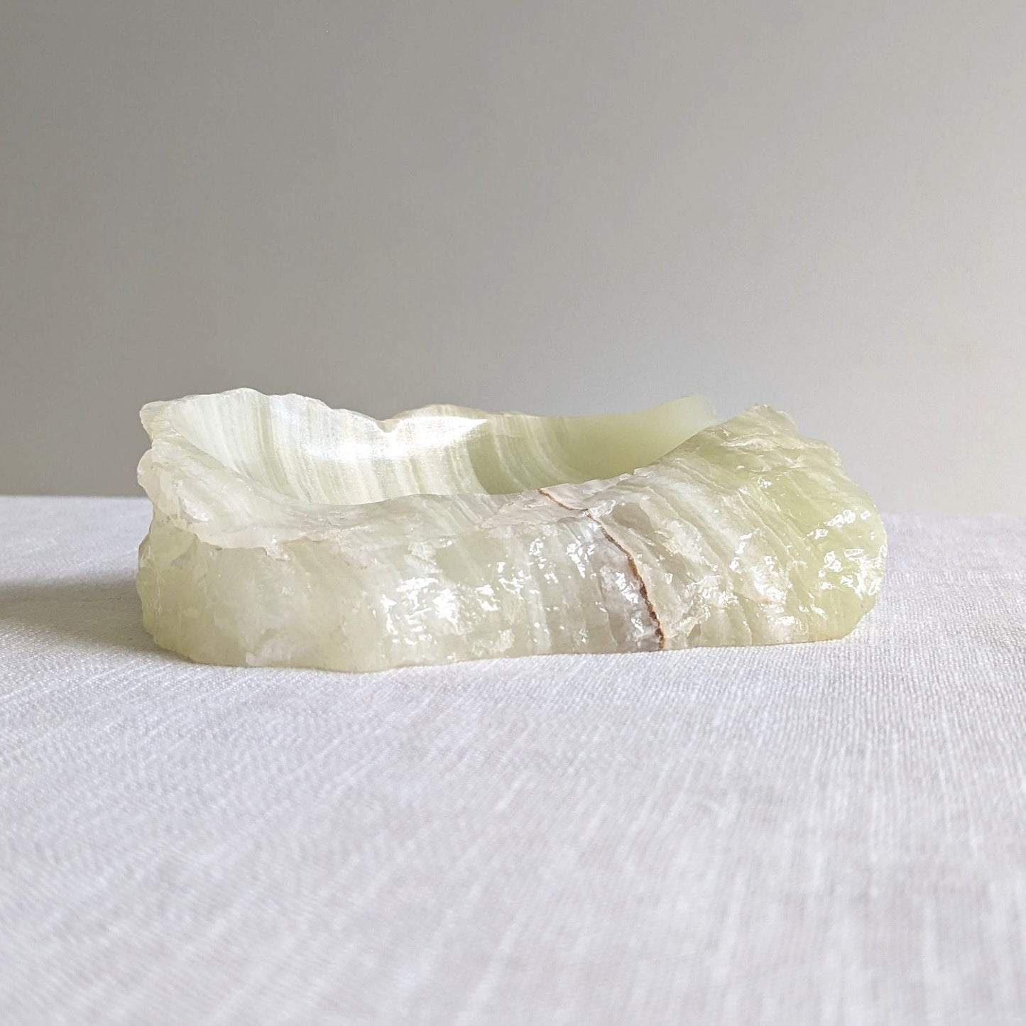 Raw Edge Onyx Dish