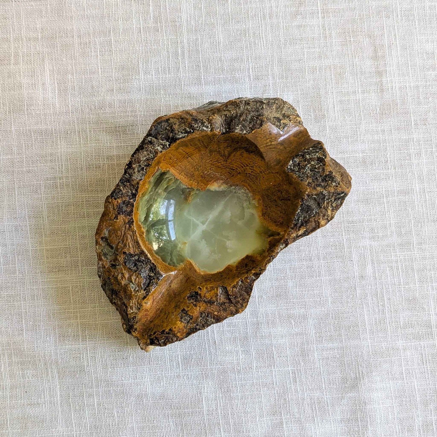 Raw Edge Onyx Ashtray