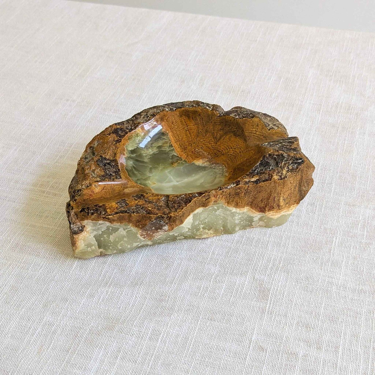 Raw Edge Onyx Ashtray