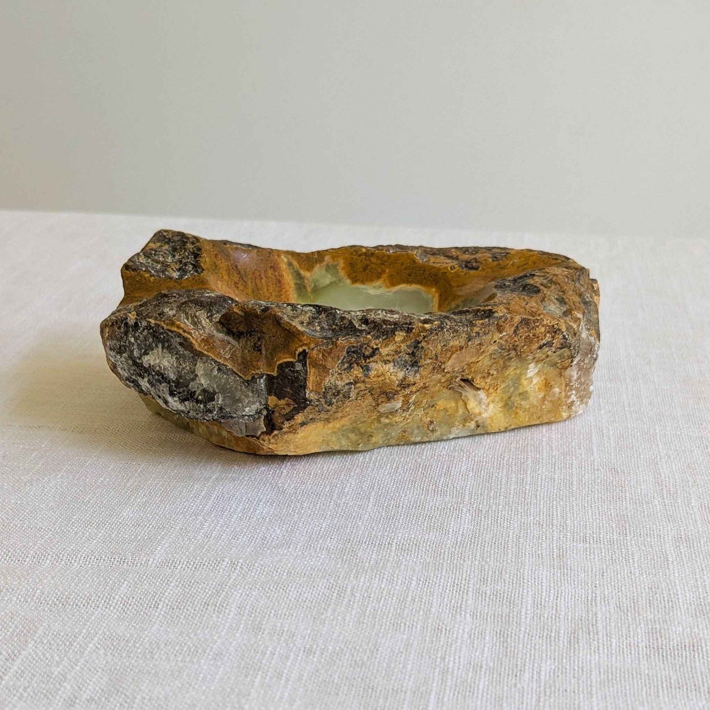 Raw Edge Onyx Ashtray