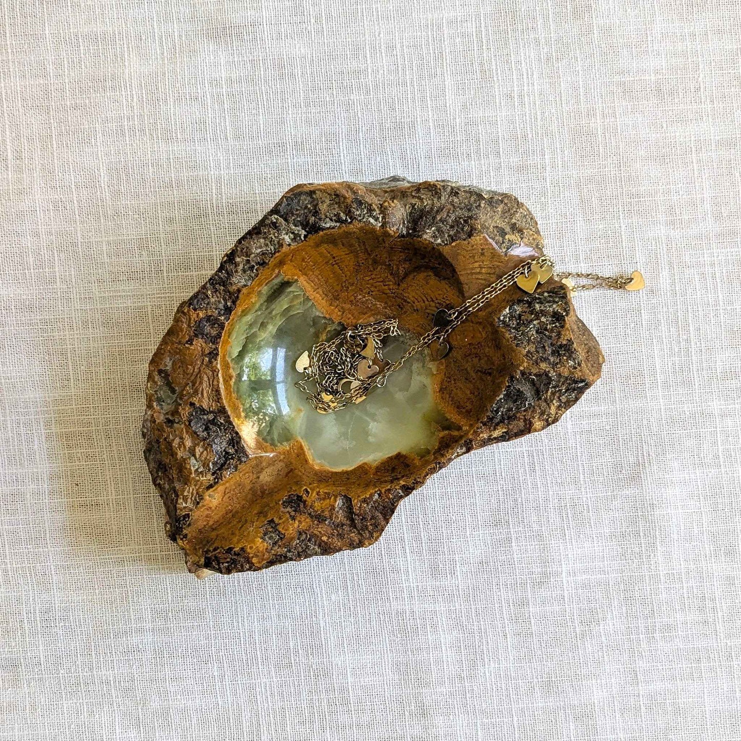 Raw Edge Onyx Ashtray