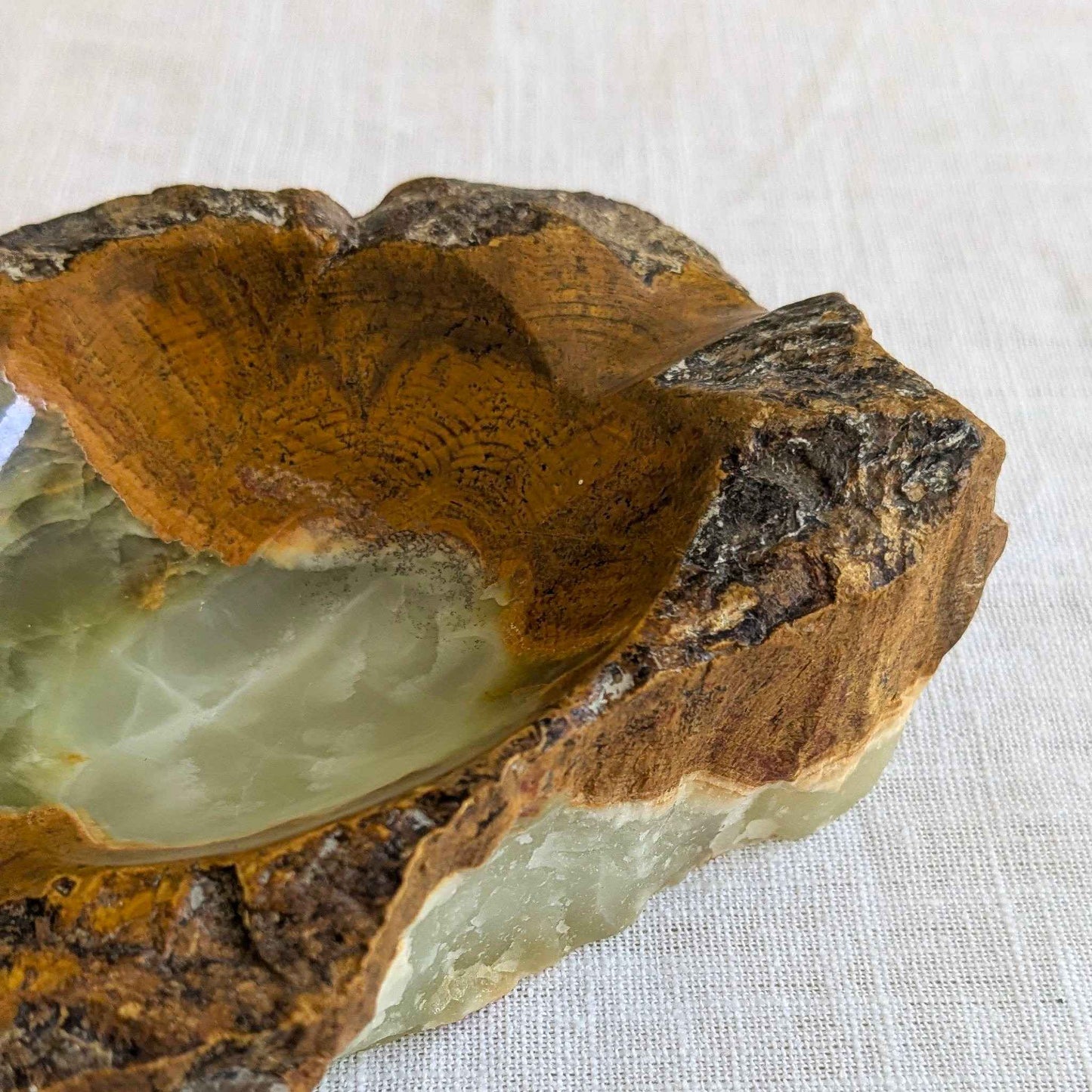 Raw Edge Onyx Ashtray