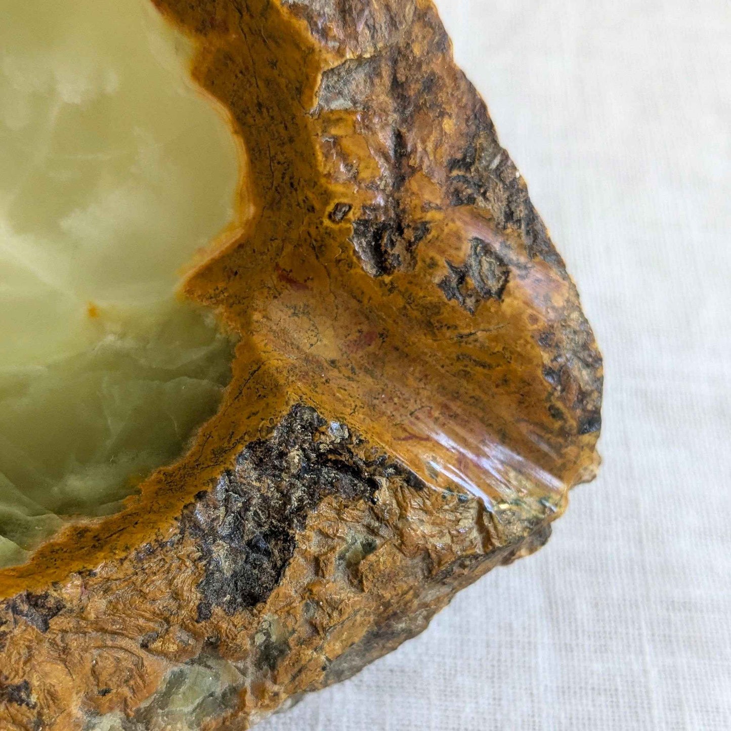 Raw Edge Onyx Ashtray