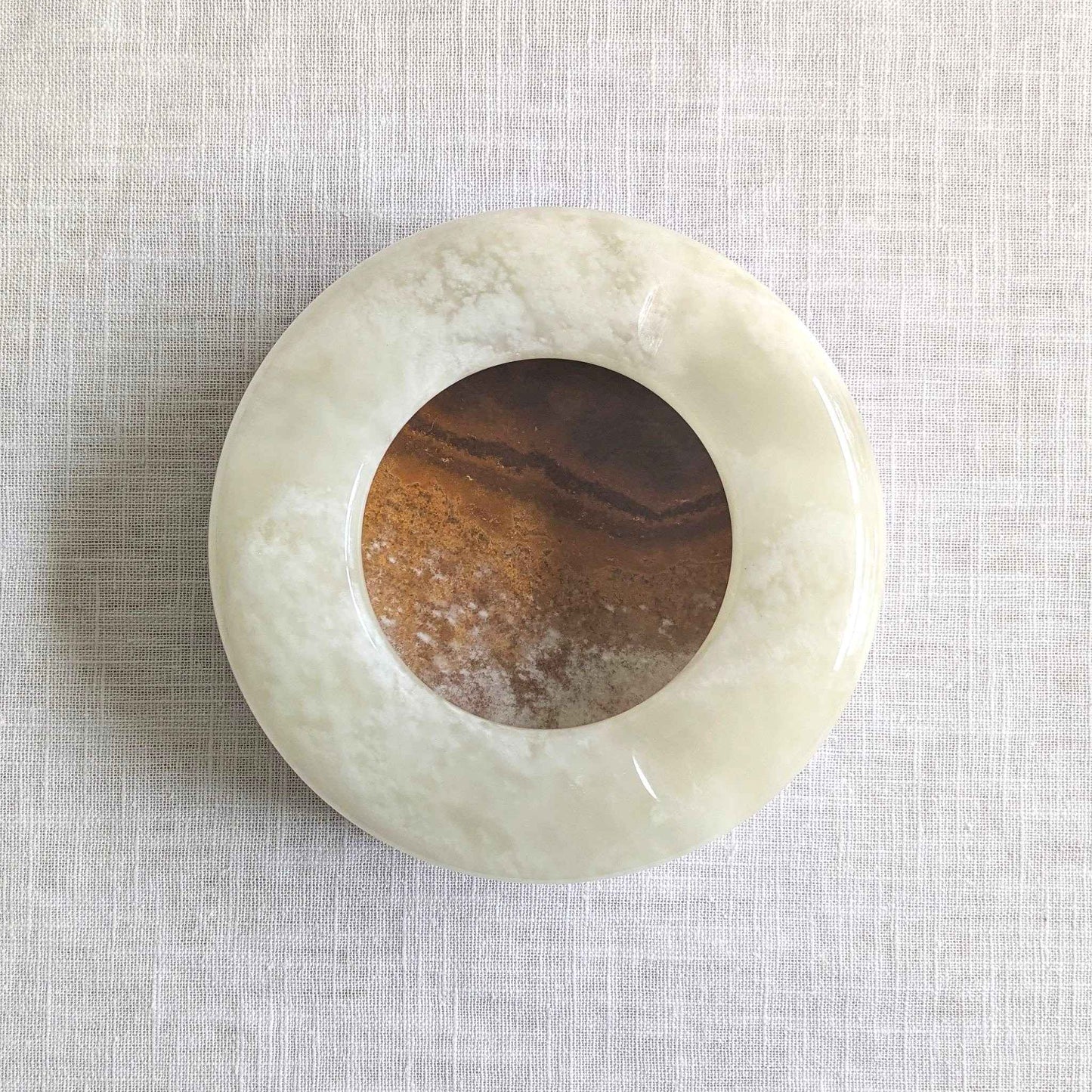 Ribbed Onyx Ashtray