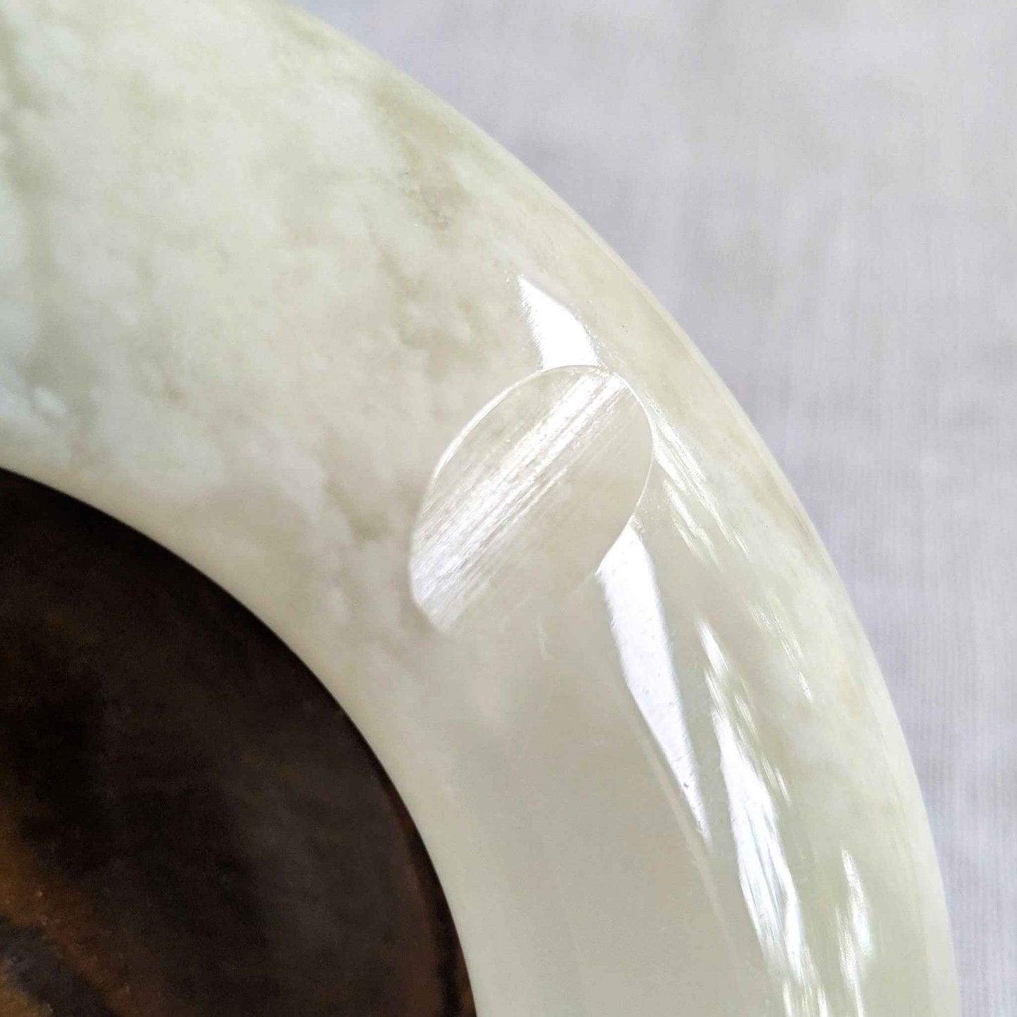 Ribbed Onyx Ashtray