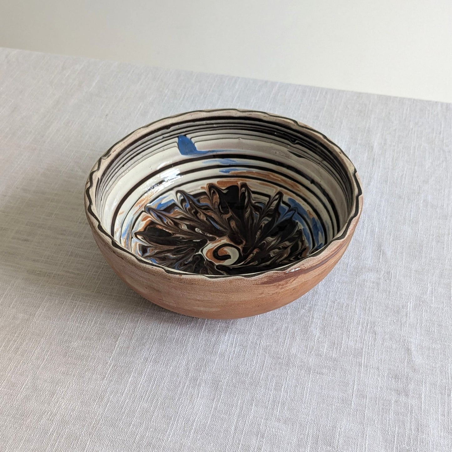 Romanian Horezu Swirl Bowl