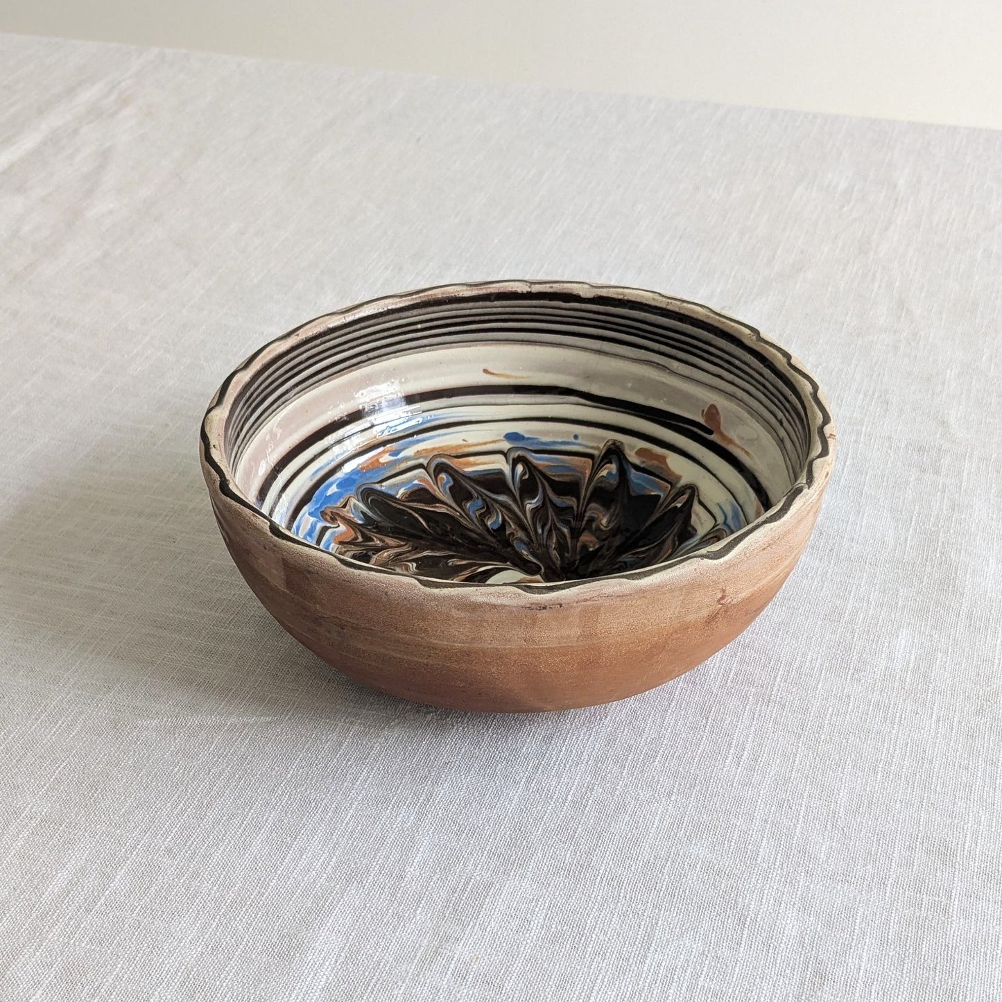 Romanian Horezu Swirl Bowl