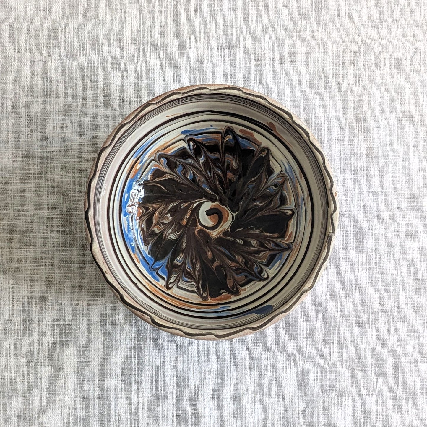 Romanian Horezu Swirl Bowl