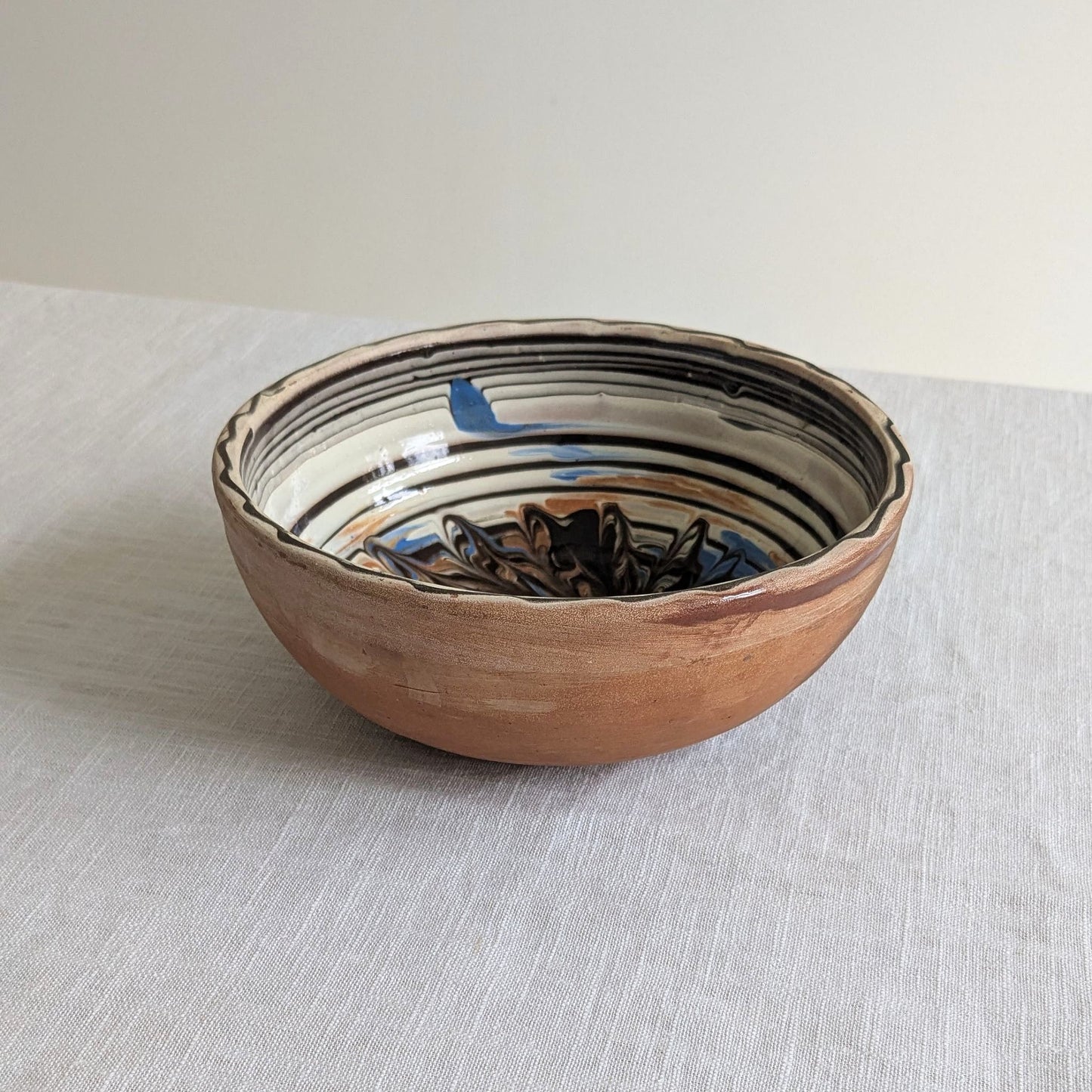 Romanian Horezu Swirl Bowl