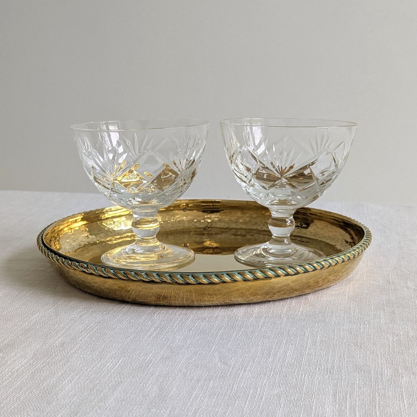 Set of 4 Crystal Coupes