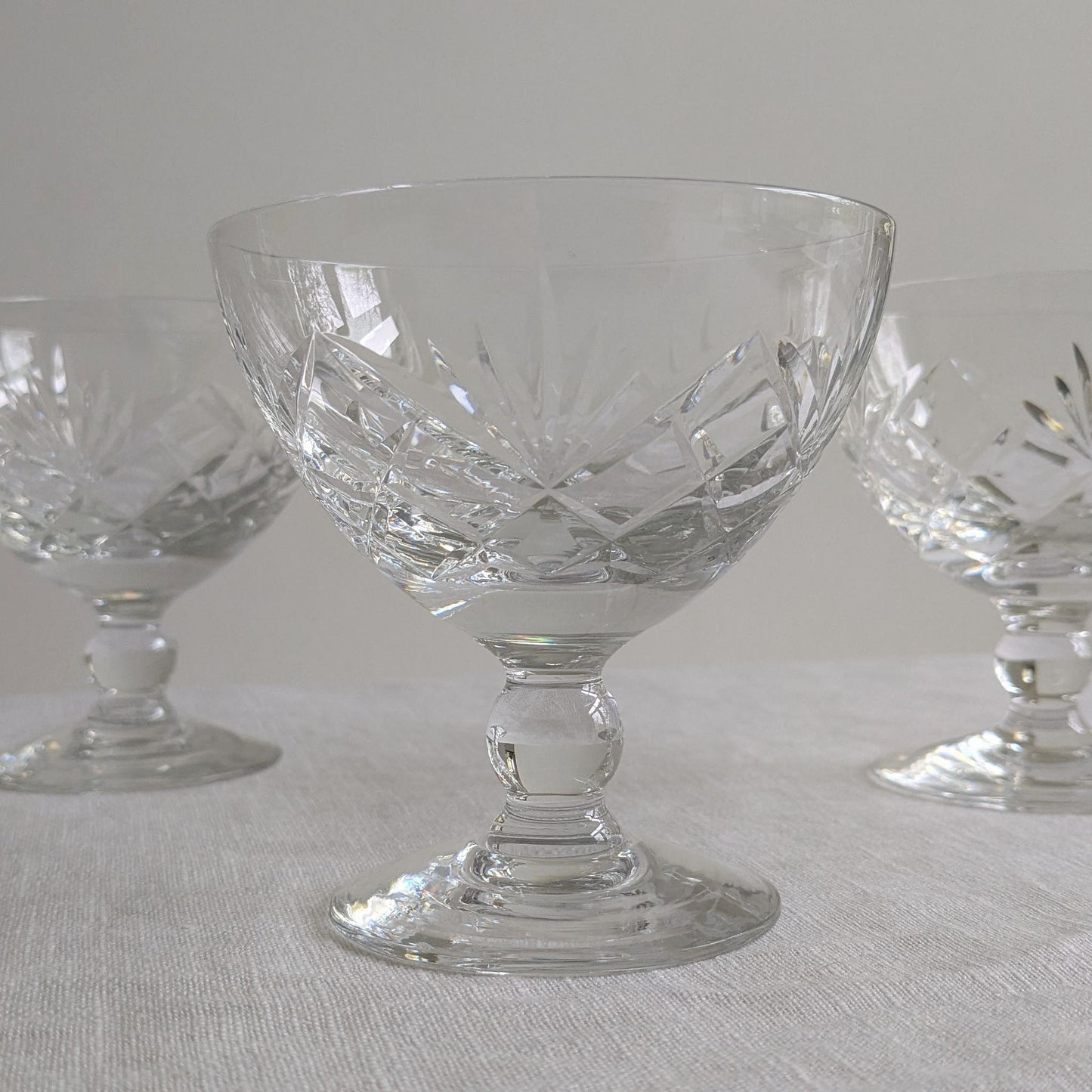 Set of 4 Crystal Coupes