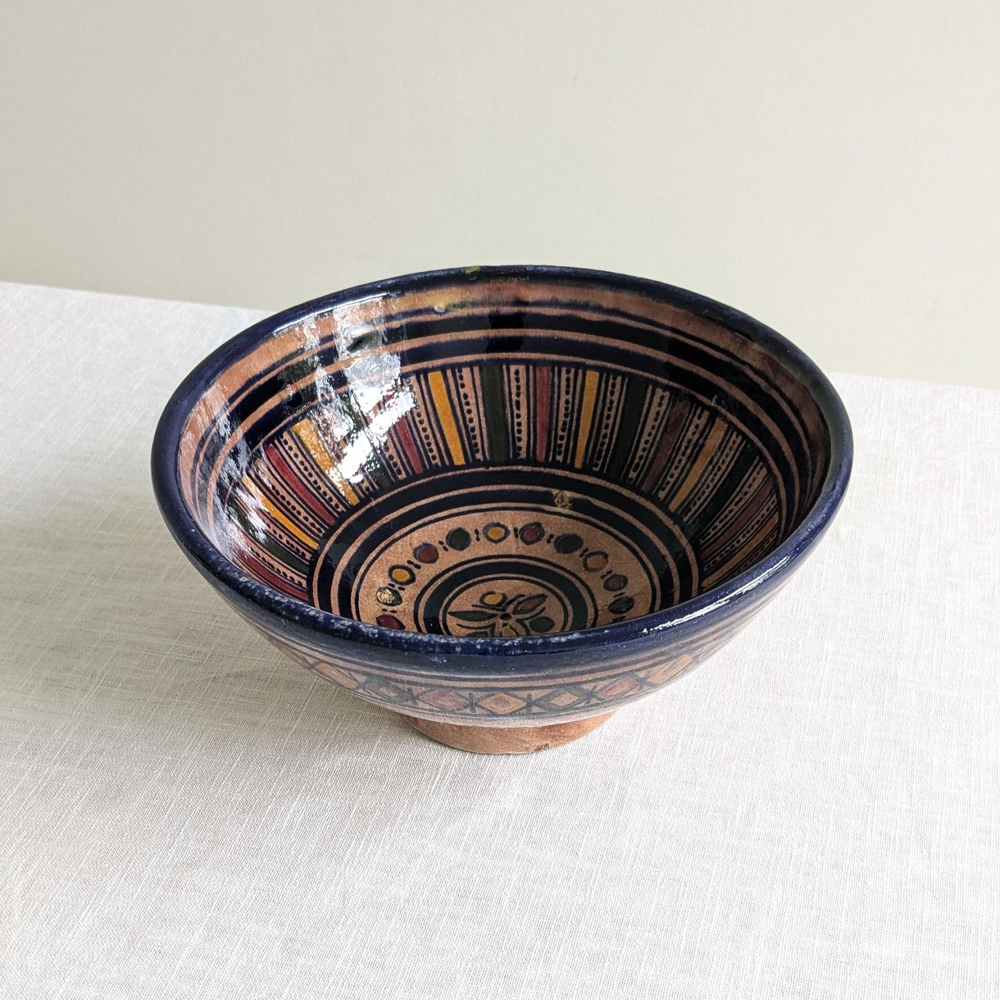 Moroccan Safi Pottery Bowl