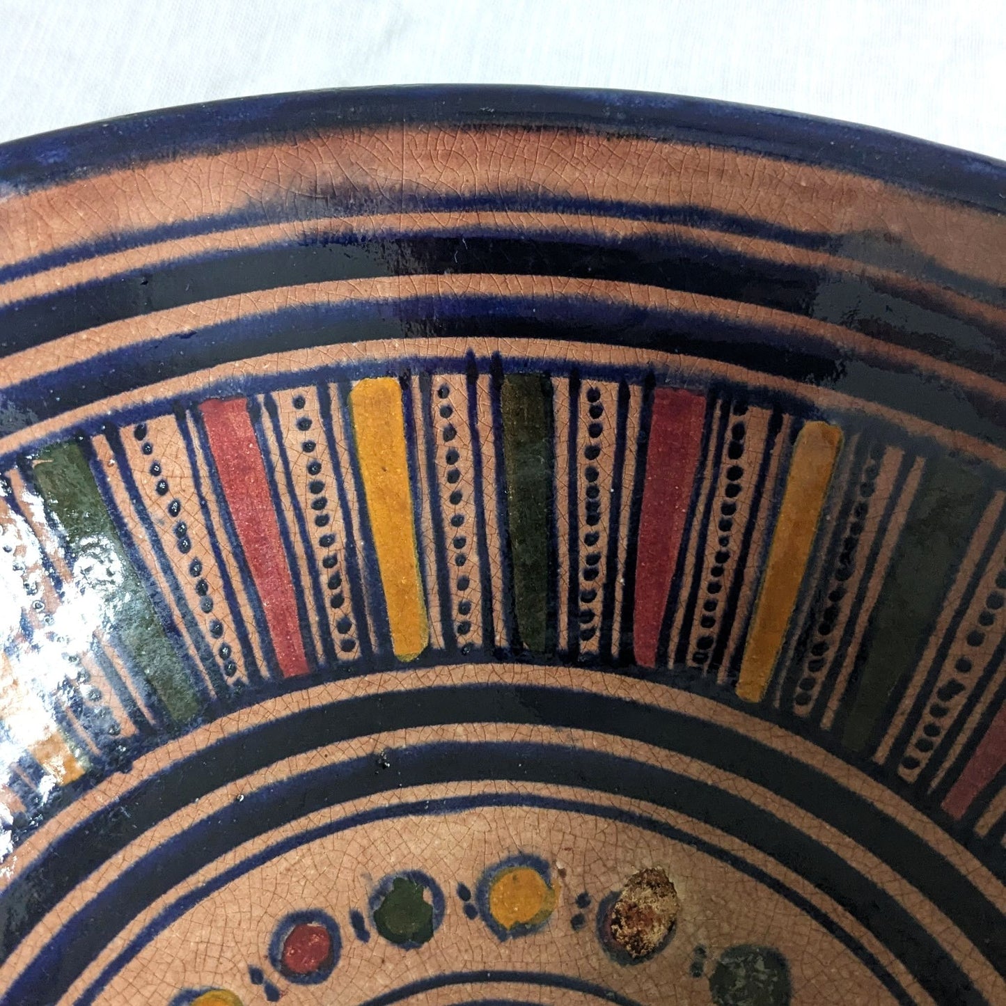 Moroccan Safi Pottery Bowl