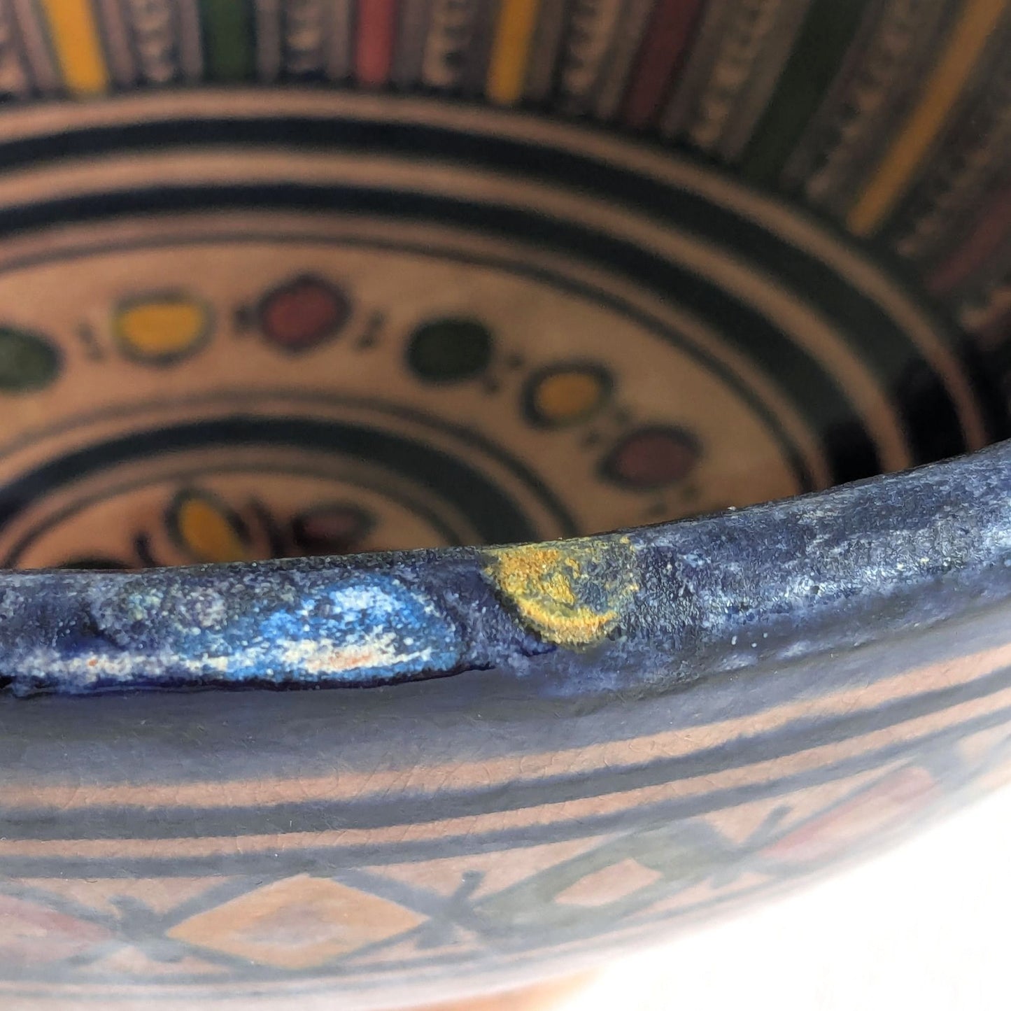 Moroccan Safi Pottery Bowl