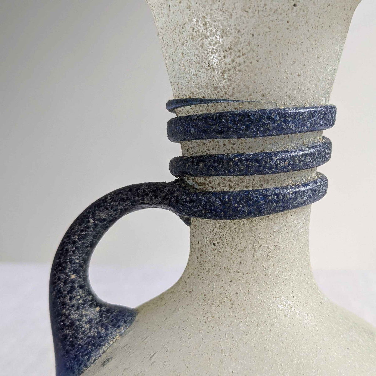 Italian Scavo Glass Vase
