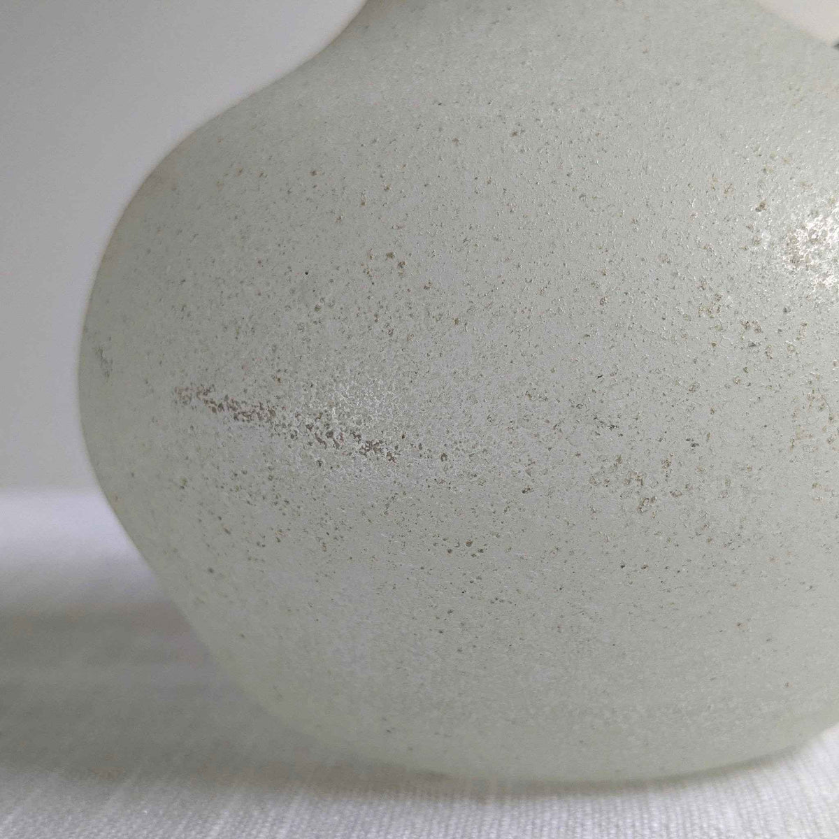 Italian Scavo Glass Vase