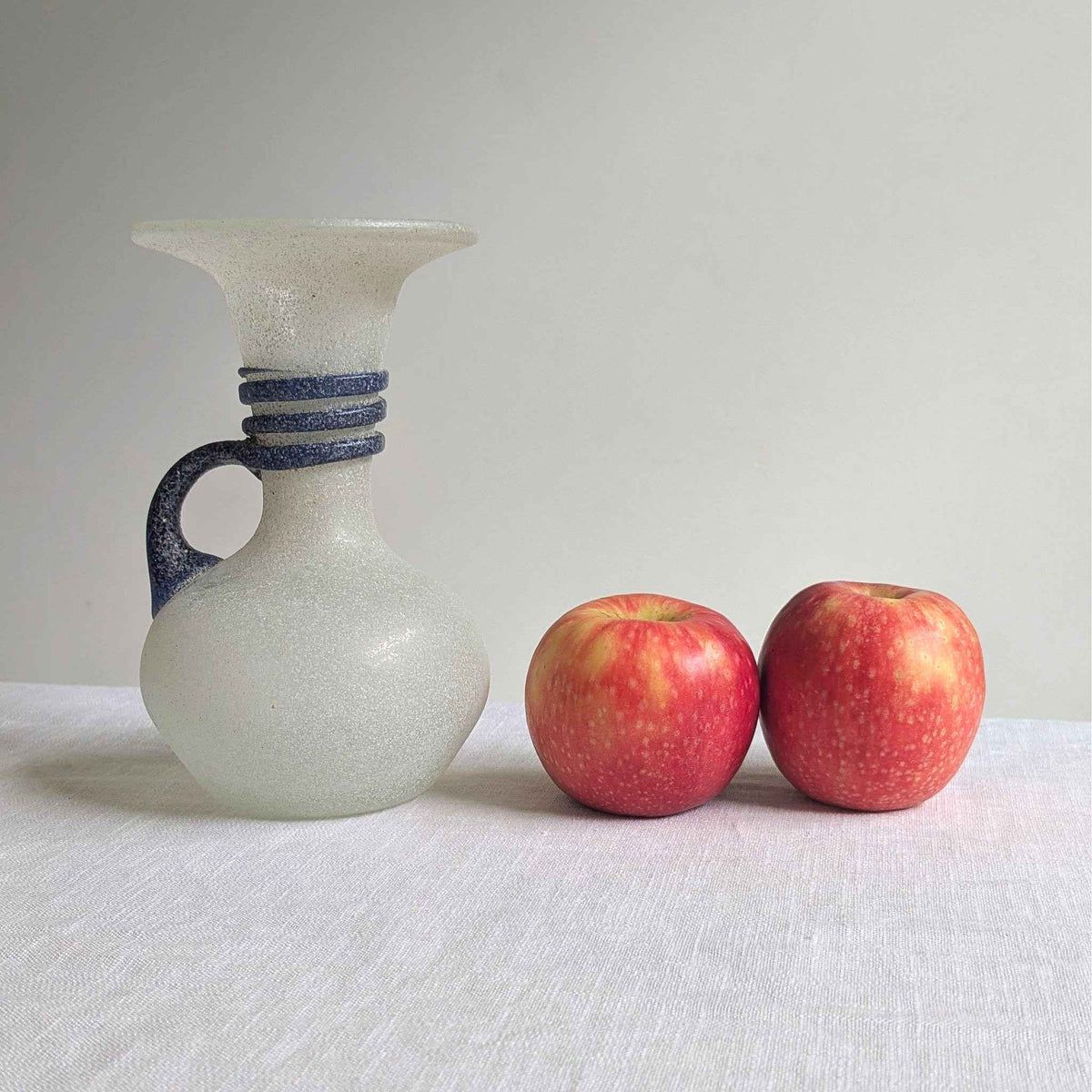 Italian Scavo Glass Vase