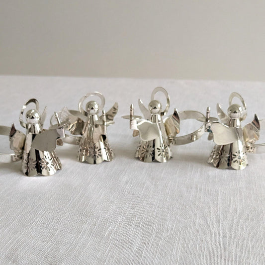 Silver Angel Napkin Rings