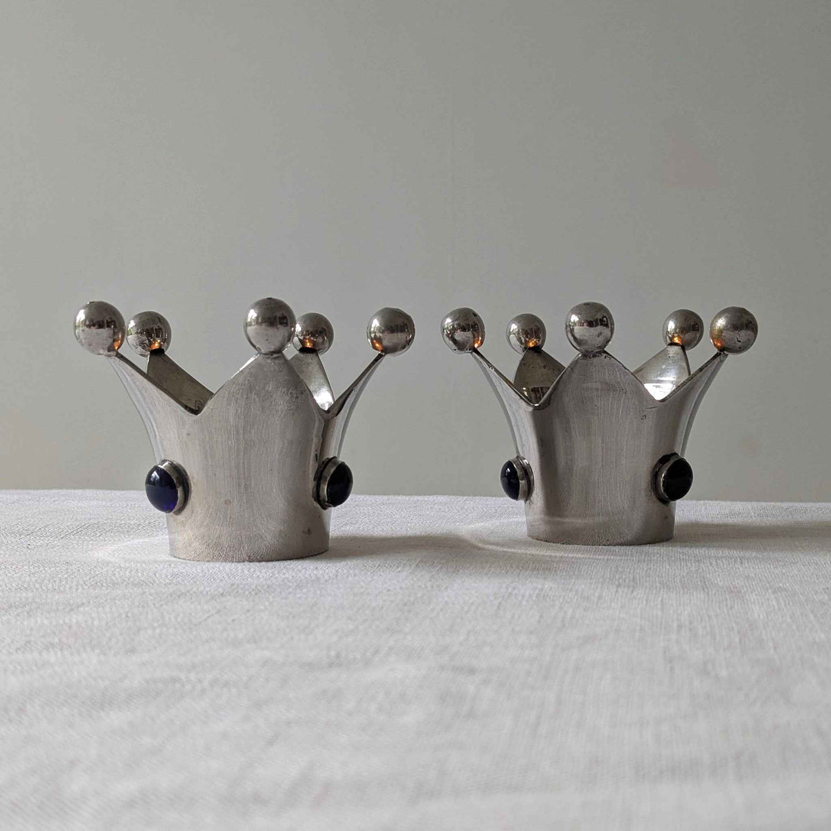 Cabochon Crown Tealight Holders
