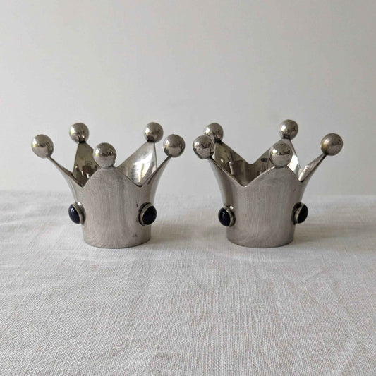 Cabochon Crown Tealight Holders