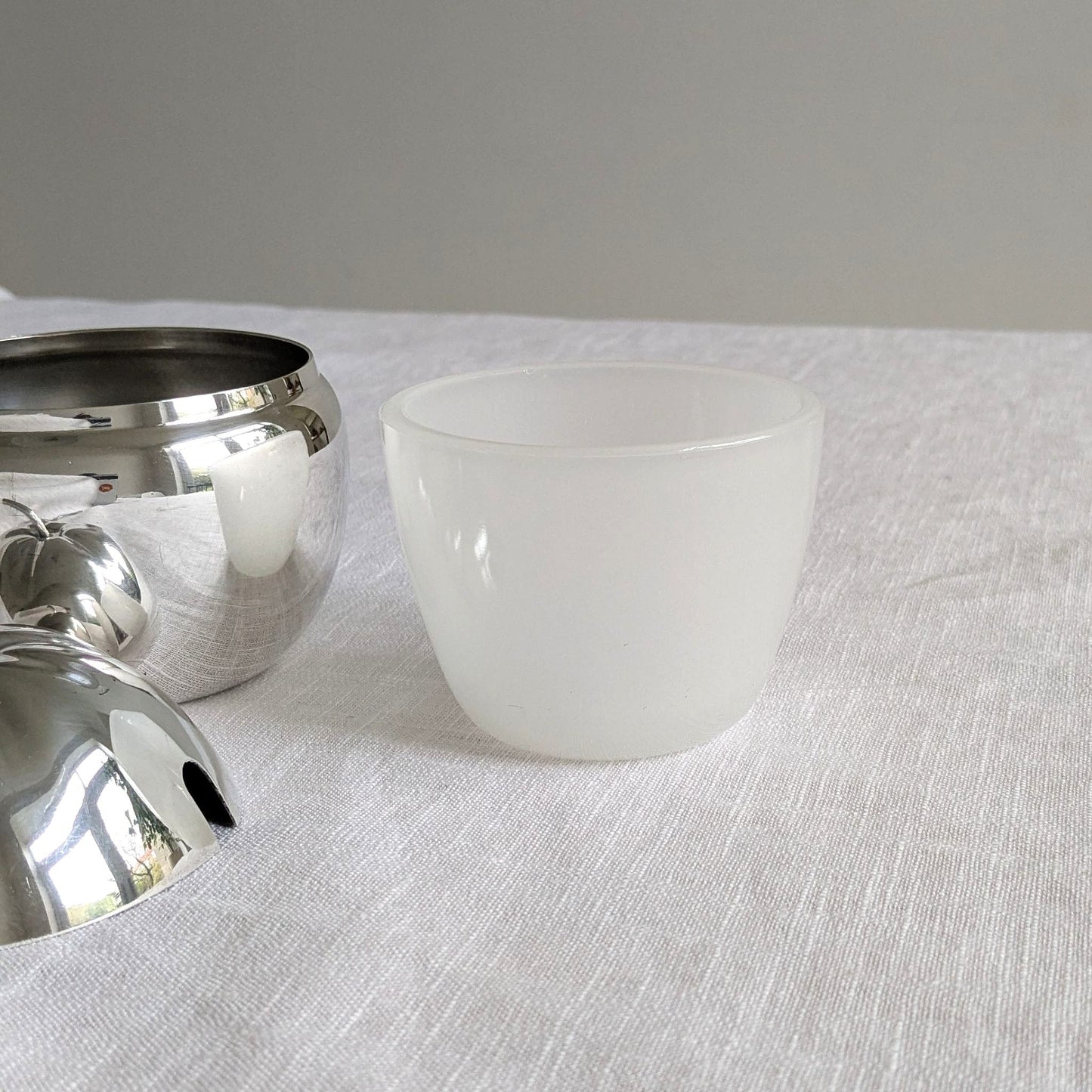 Silver Plated Apple Sugar Jar