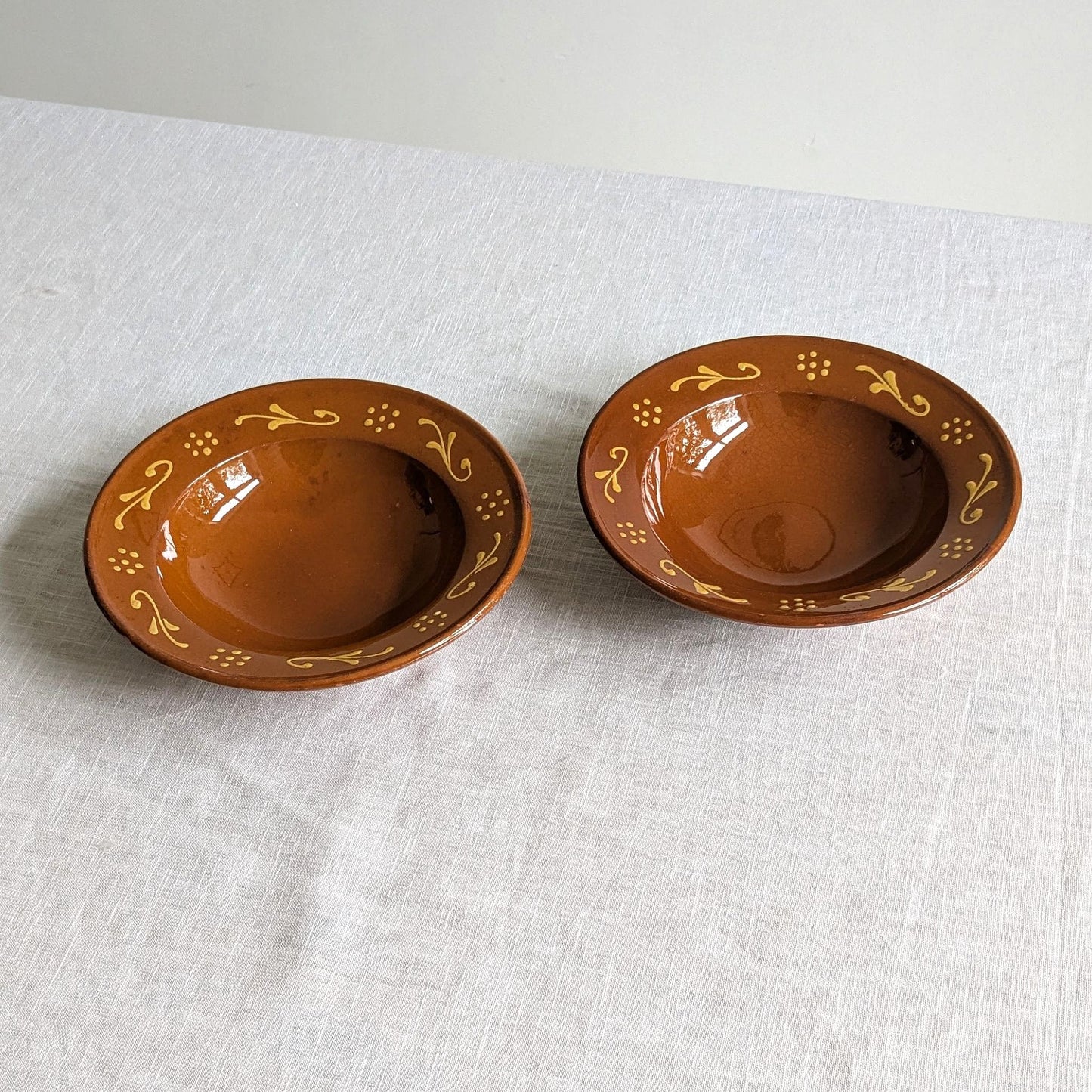 Terracotta Slipware Bowls