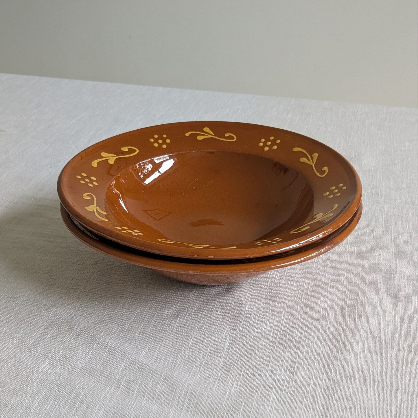 Terracotta Slipware Bowls