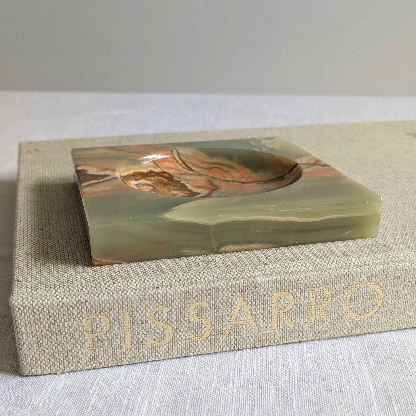 Onyx Orange Veined Dish