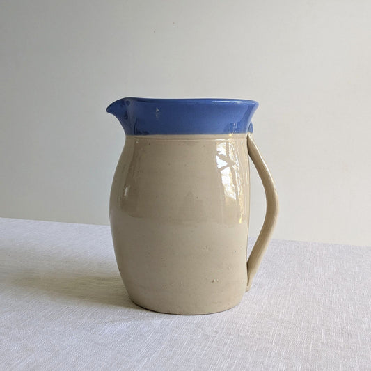 Stoneware Blue Top Pitcher