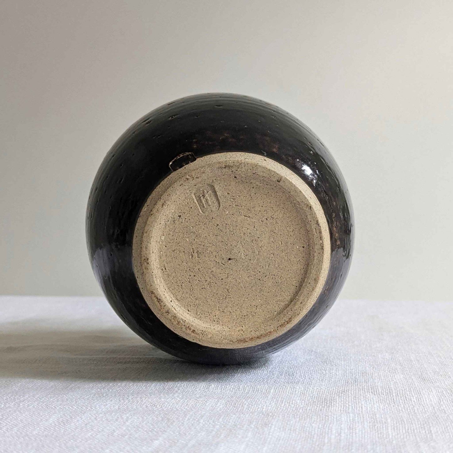 Studio Black Ringed Vase