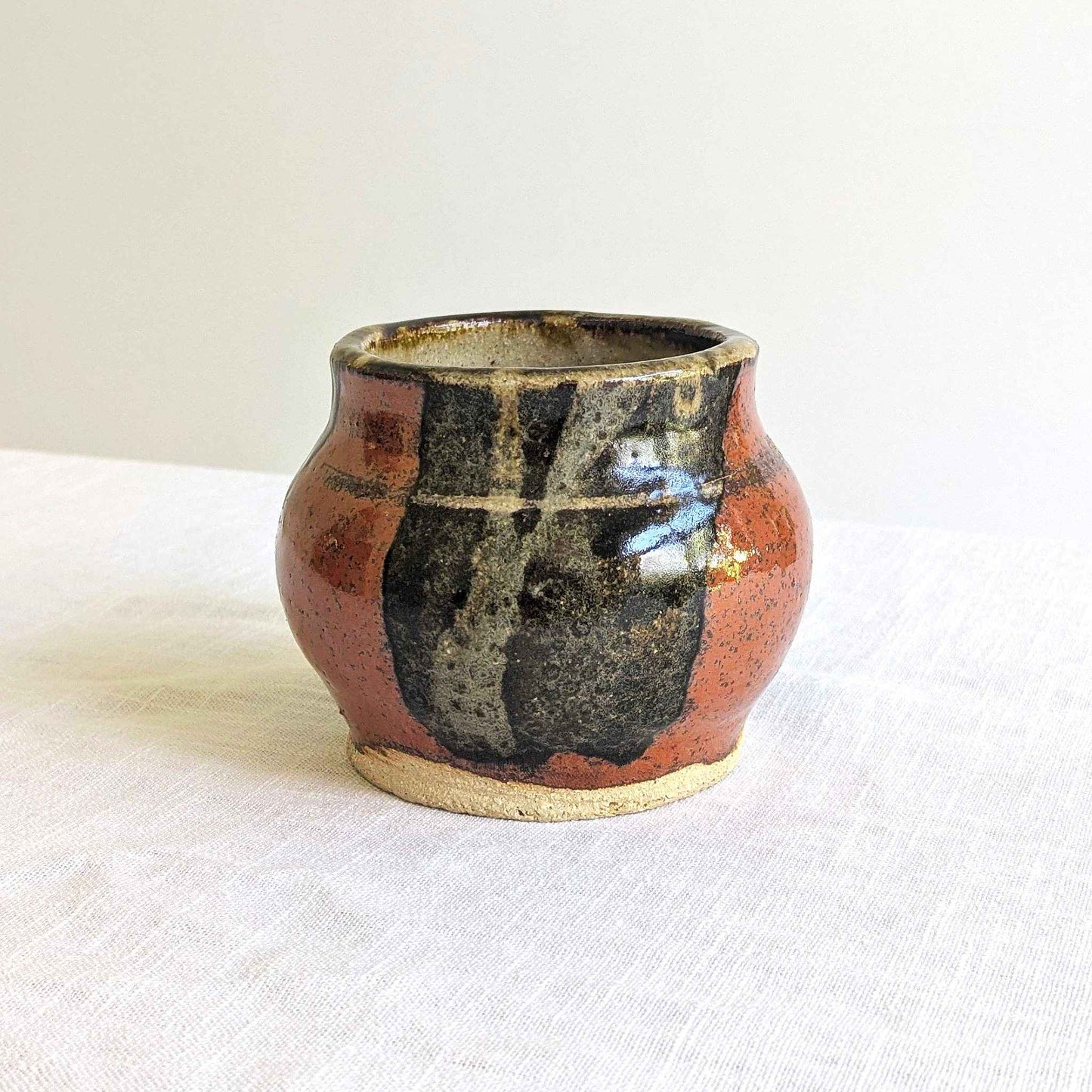 Brutalist Studio Globe Vase