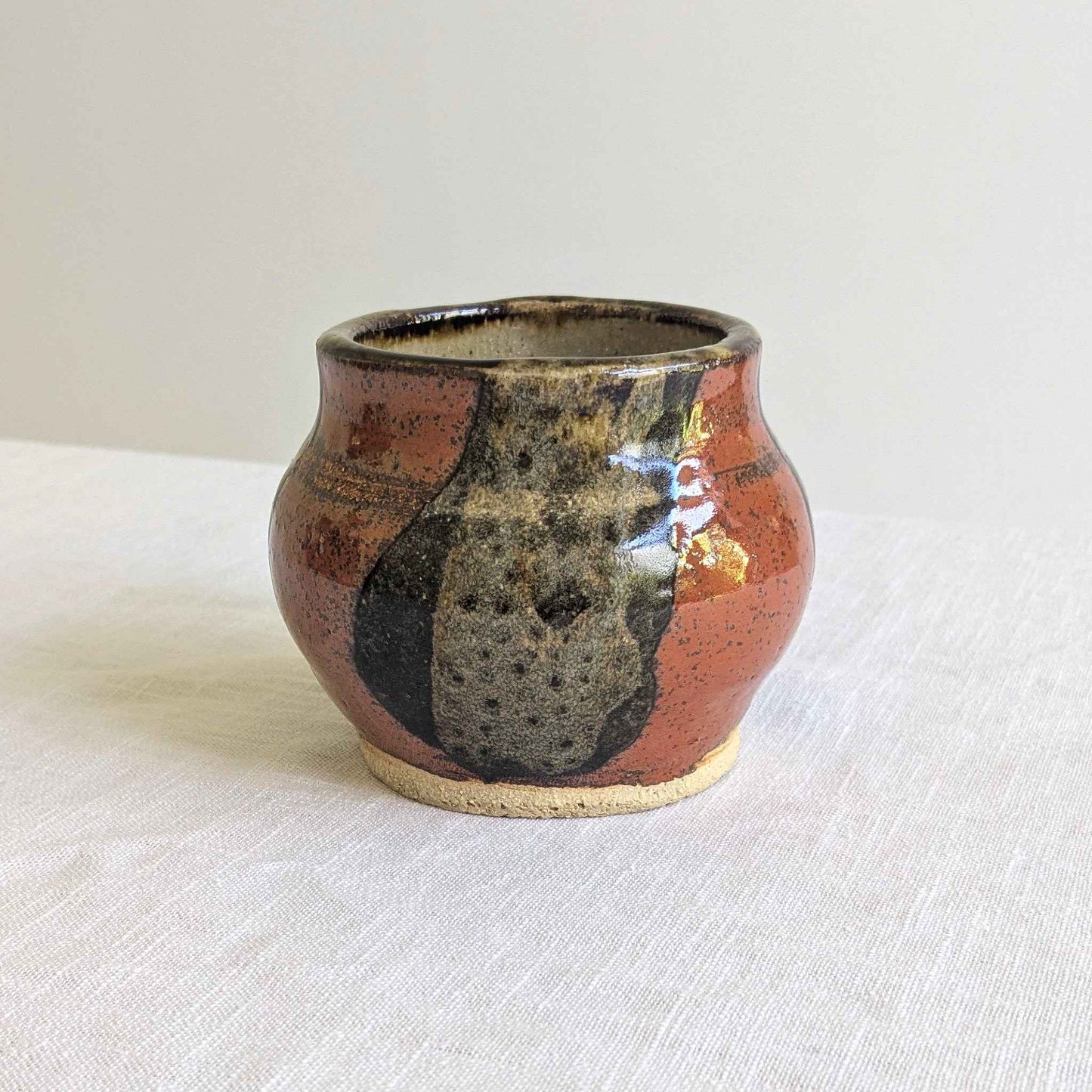 Brutalist Studio Globe Vase