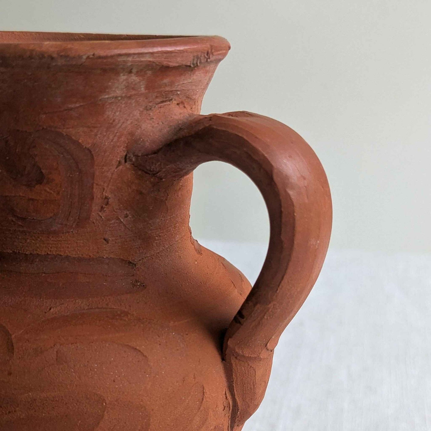 Terracotta Amphora Vase