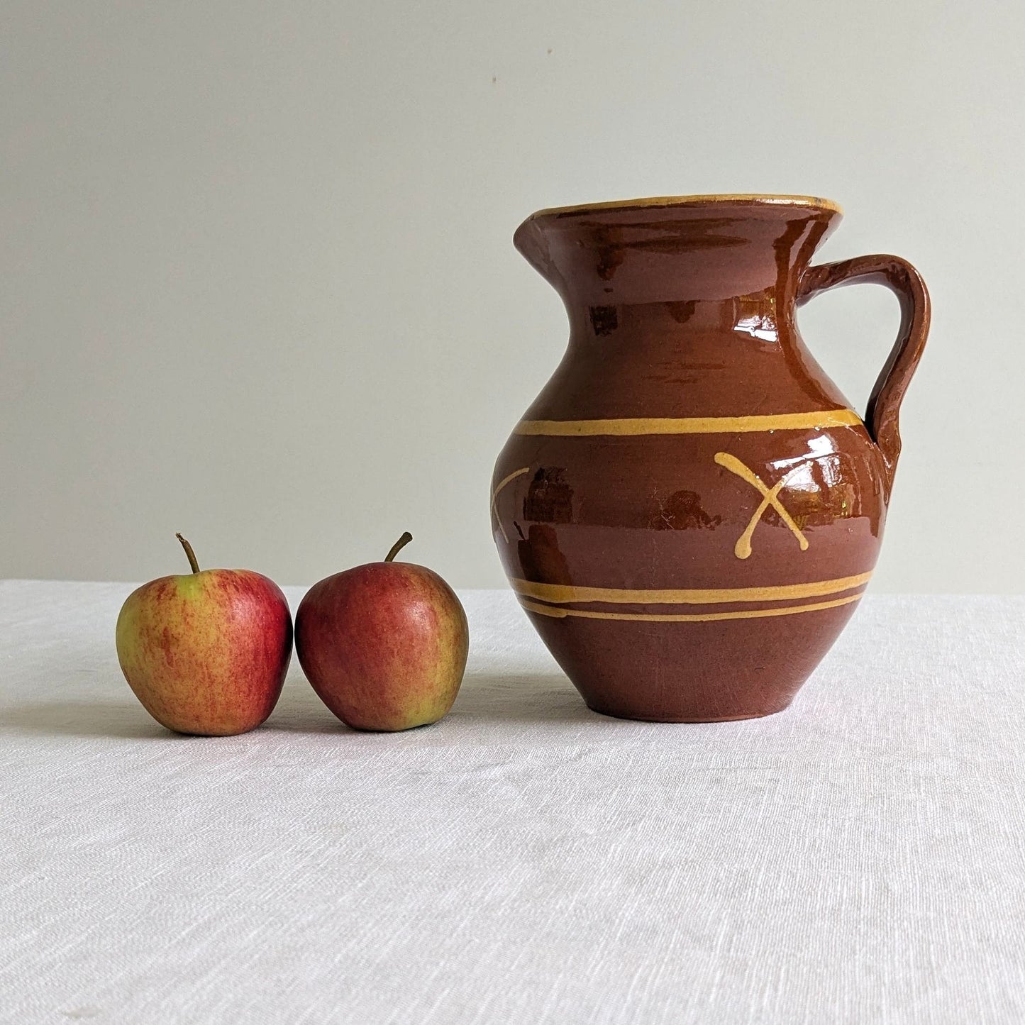 Terracotta Crosses Pitcher