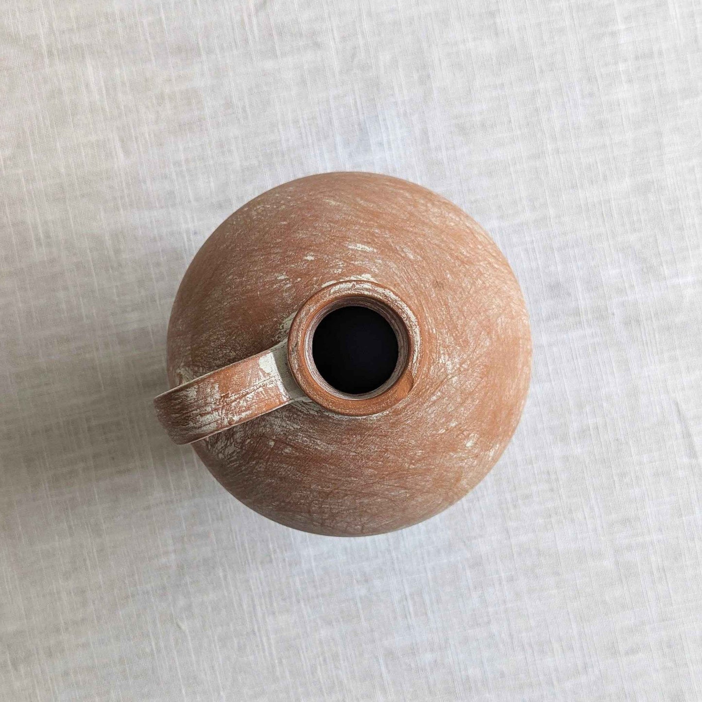 Rustic Red Clay Flagon