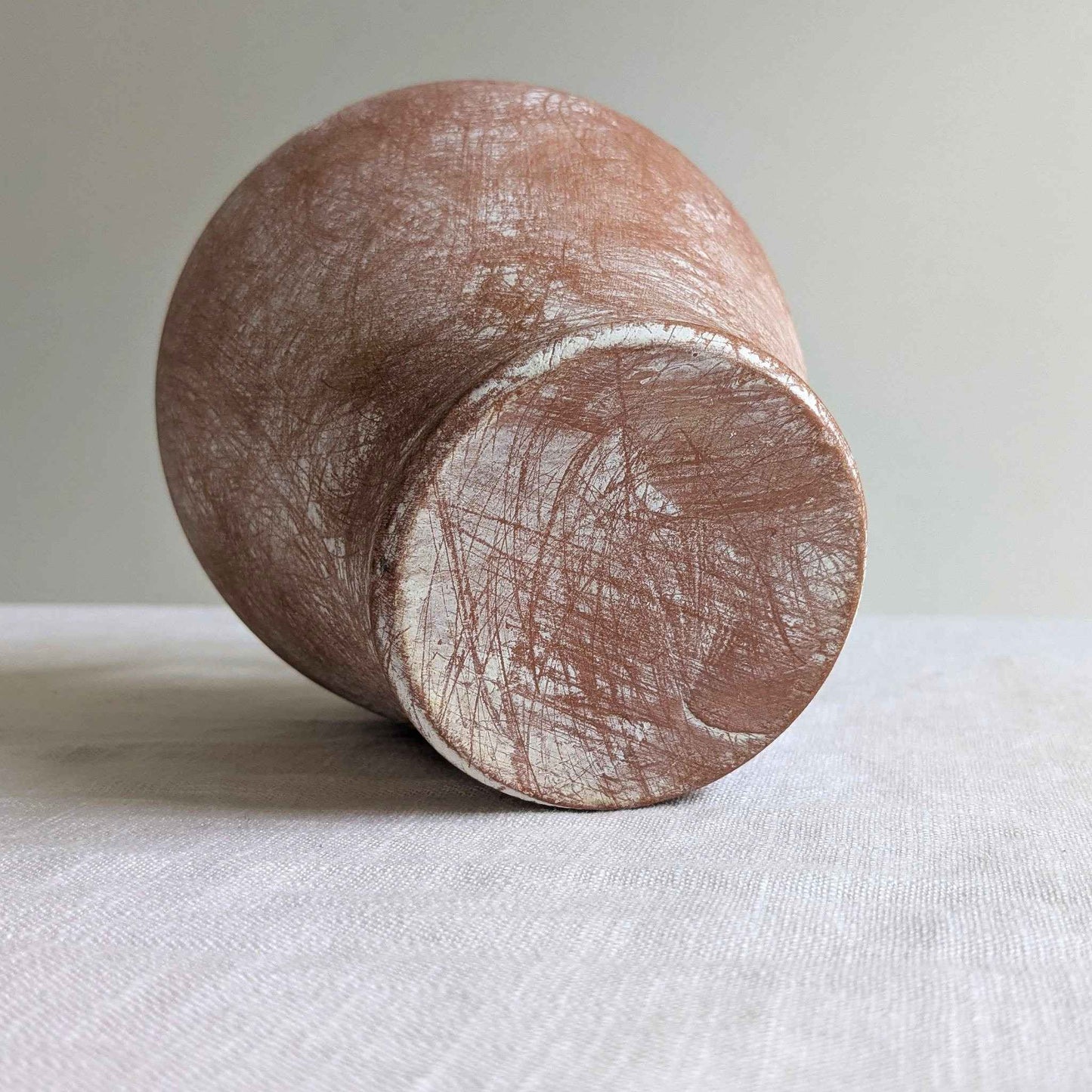Rustic Red Clay Flagon