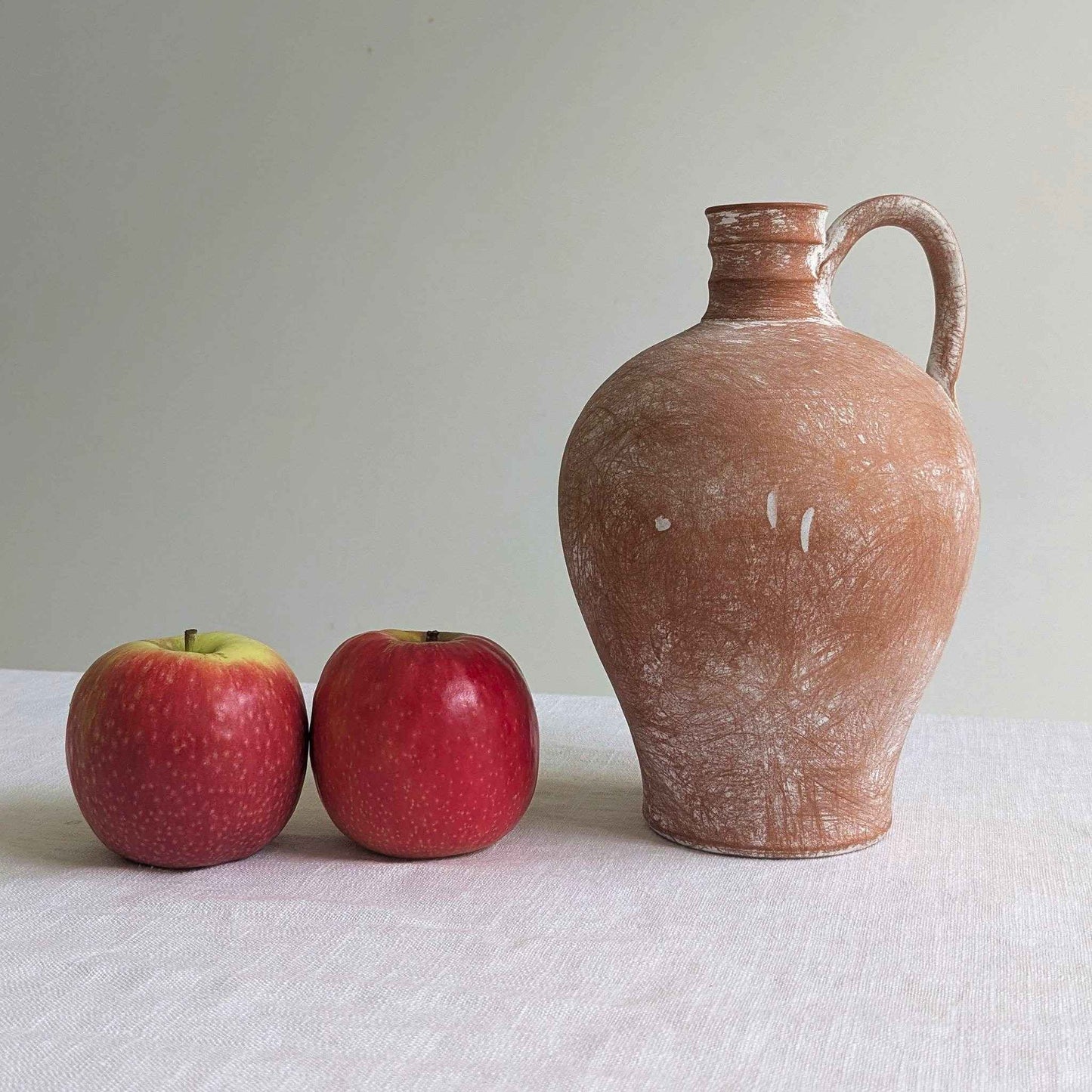 Rustic Red Clay Flagon