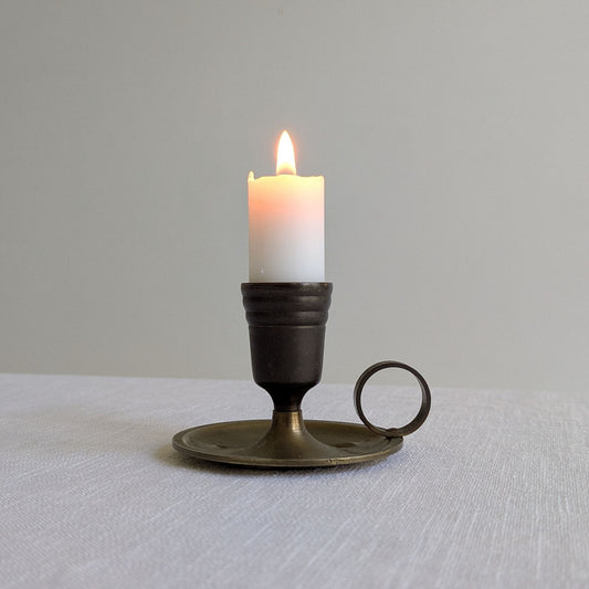 Tiny Brass Chamberstick