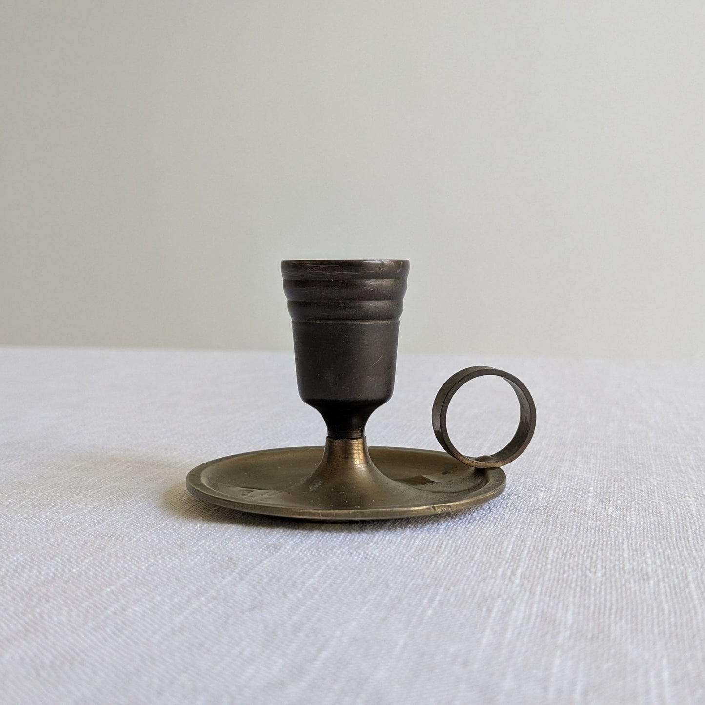 Tiny Brass Chamberstick
