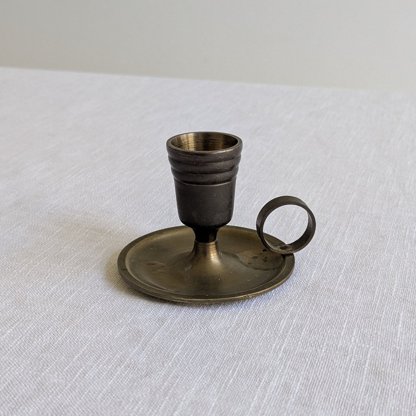 Tiny Brass Chamberstick