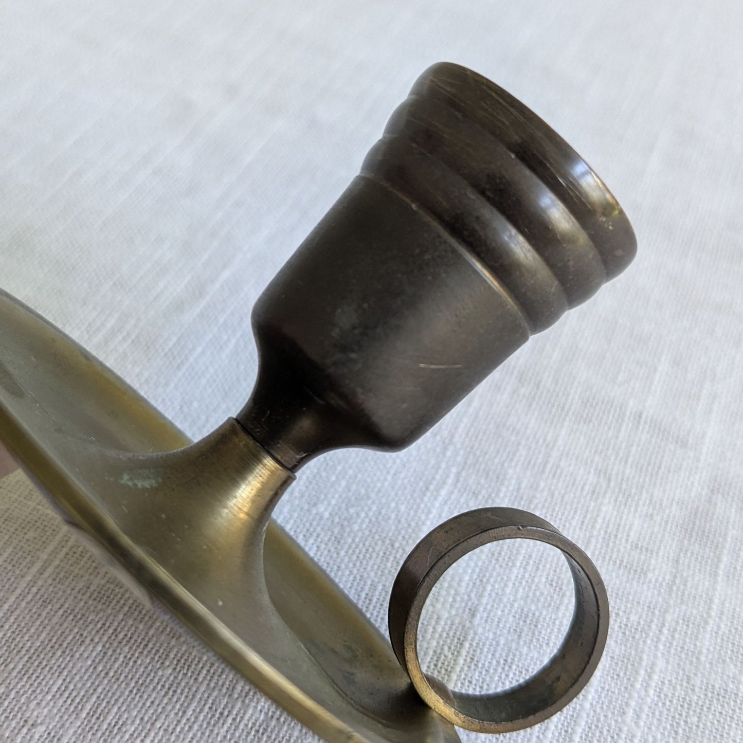 Tiny Brass Chamberstick