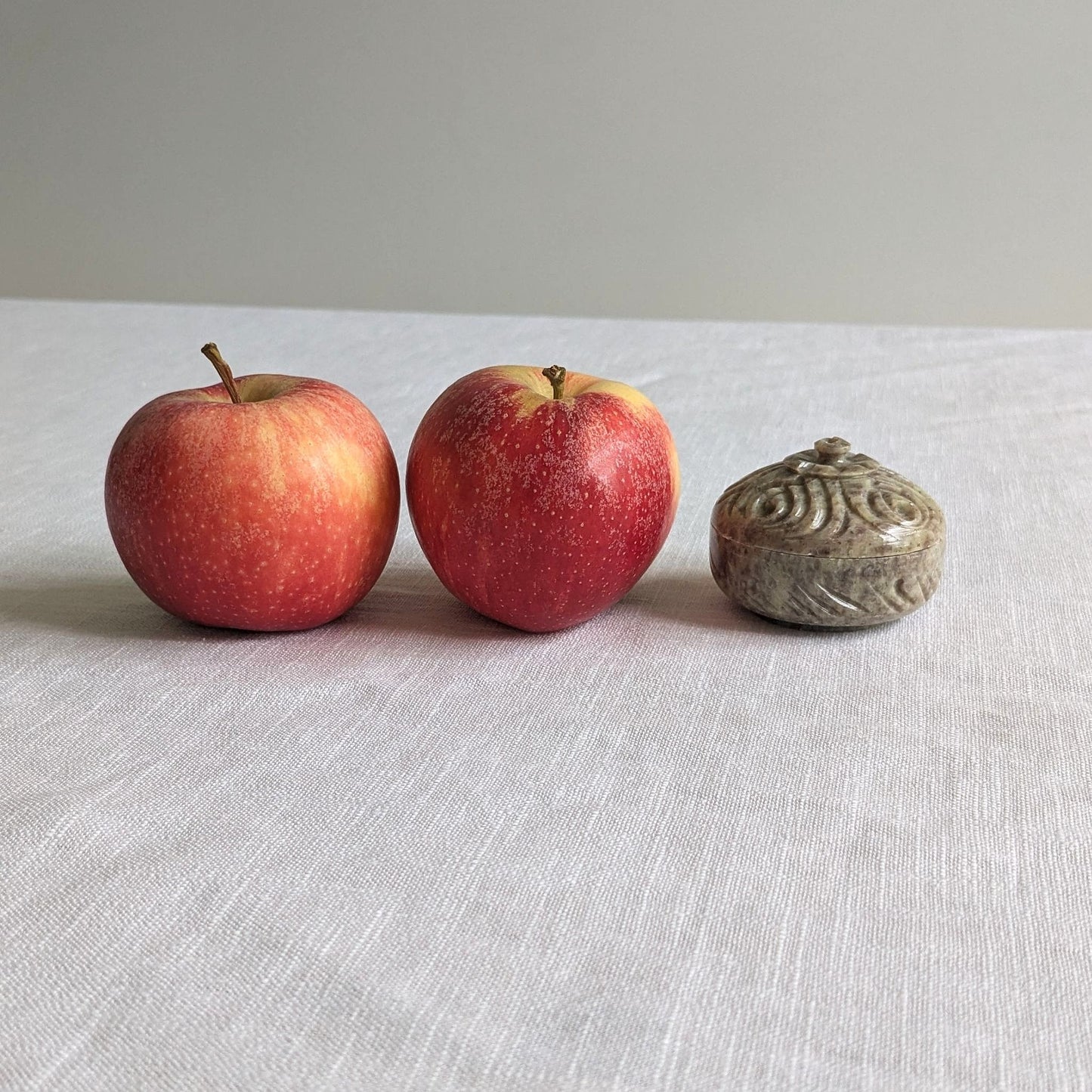Carved Soapstone Pot