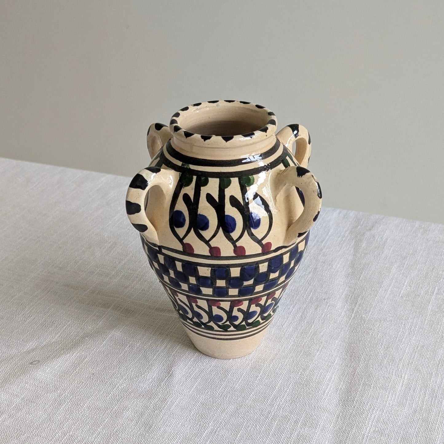 Tunisian Folk Art Vase