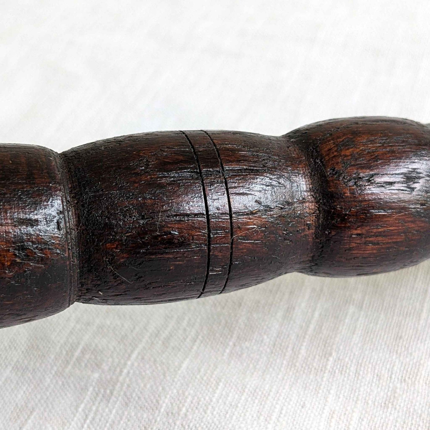 Turned Wood Candlestick