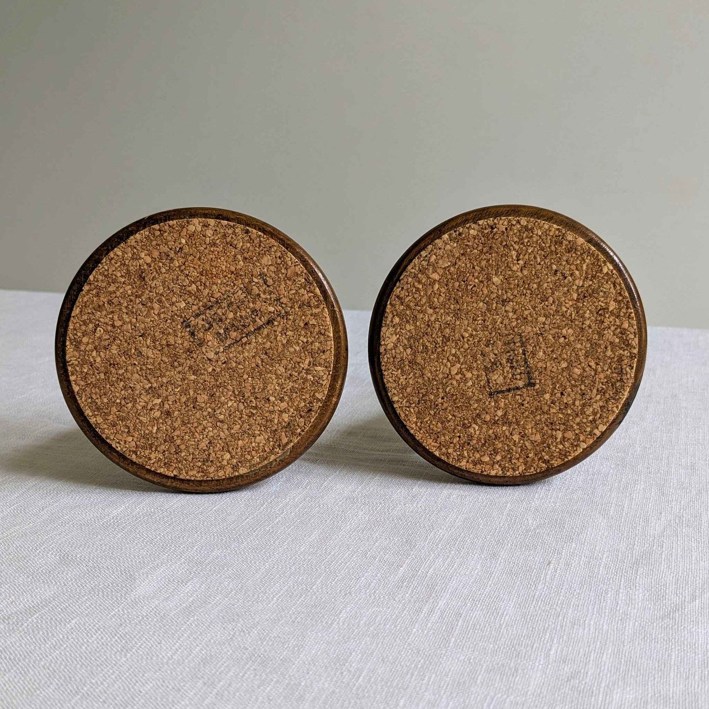 Turned Wood Candlesticks