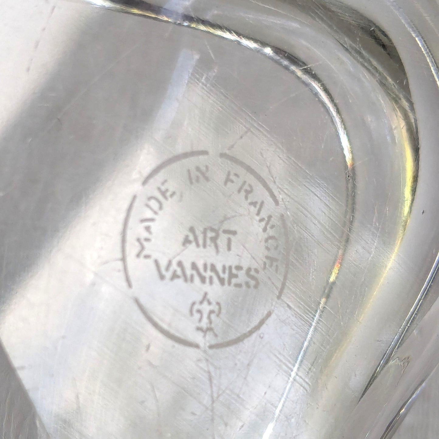 French Crystal Pear Dish