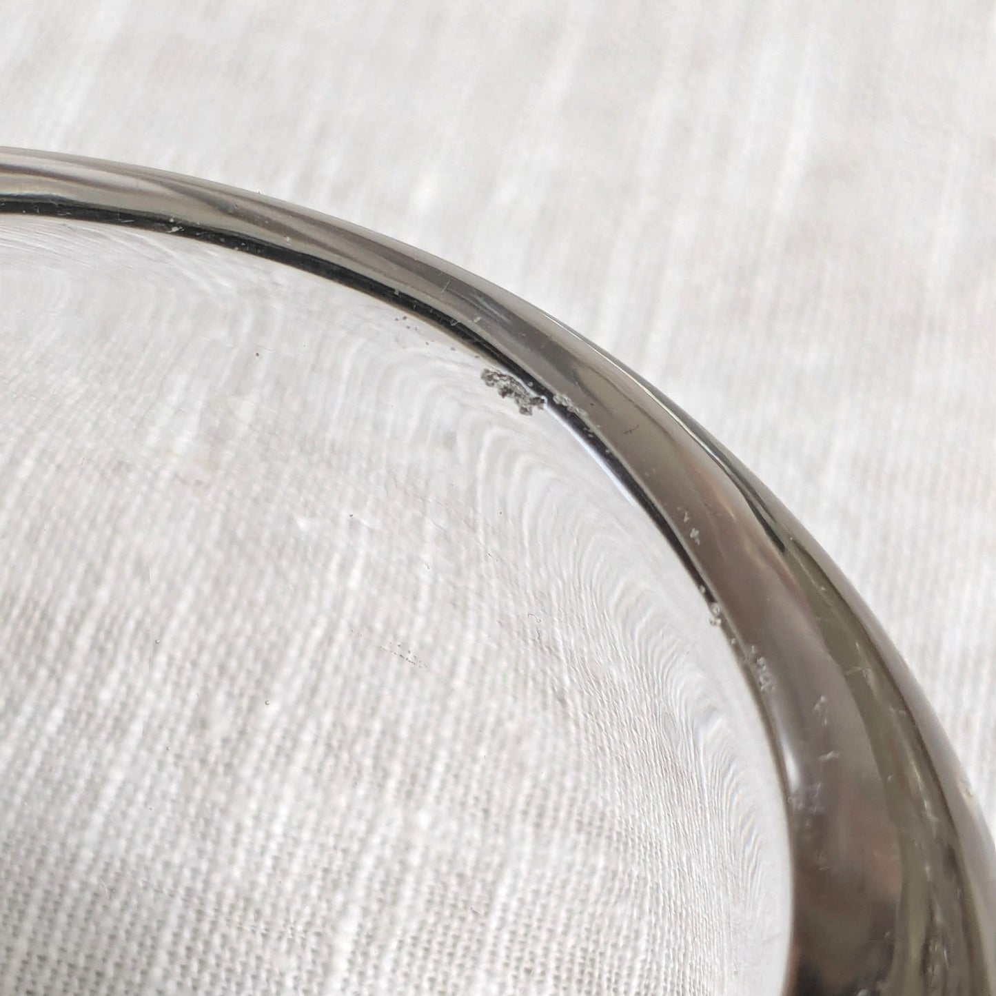 French Crystal Pear Dish